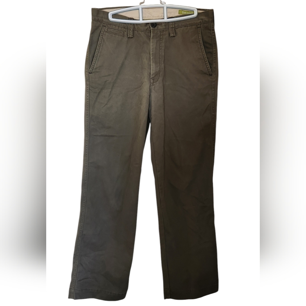Haggar Co. Life Khaki Soft Green Casual Pants. Size 30x30